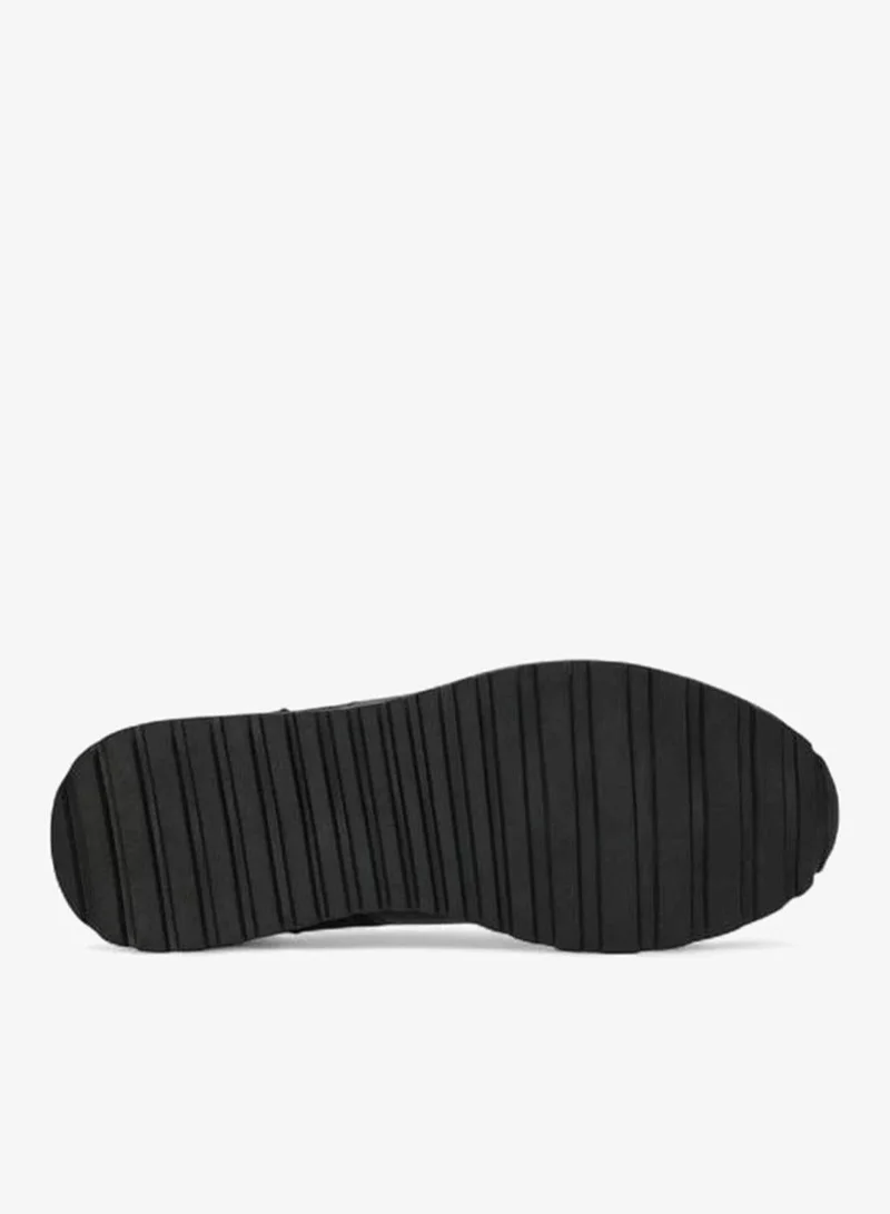 MEXX BLACK Panelled Lace-Up Sneakers for Women | Best Price UAE