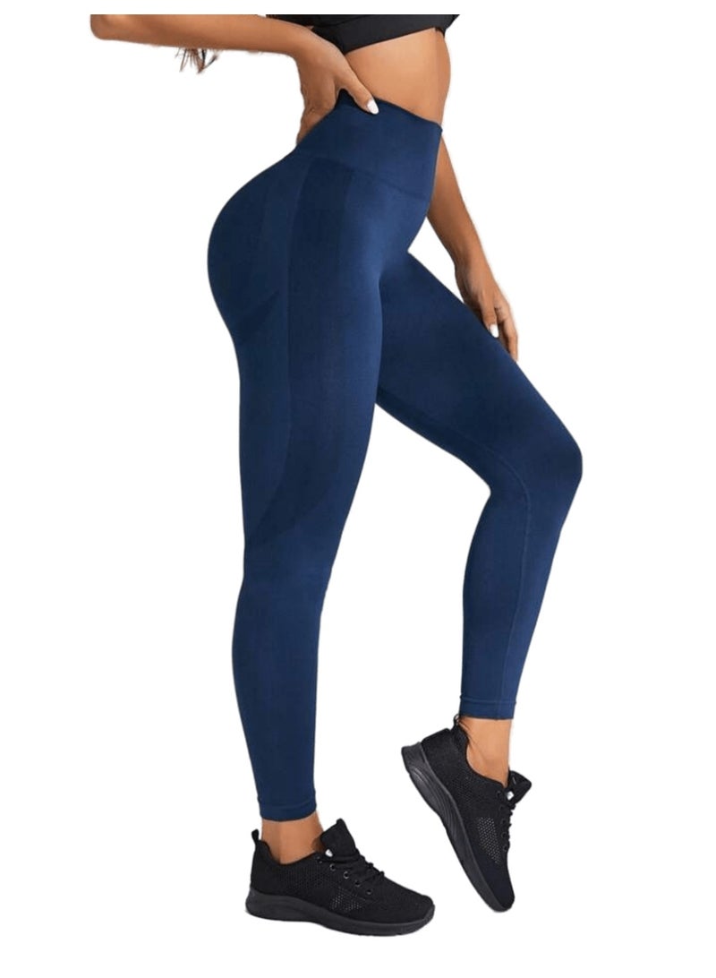 Sweet Cathy Yoga Pants High Waist Leggings Smile Contour Sport Pants Seamless Tummy Control Scrunch Butt Lift Stretchable Tights Waist Compression Fitness Gym - Image 3