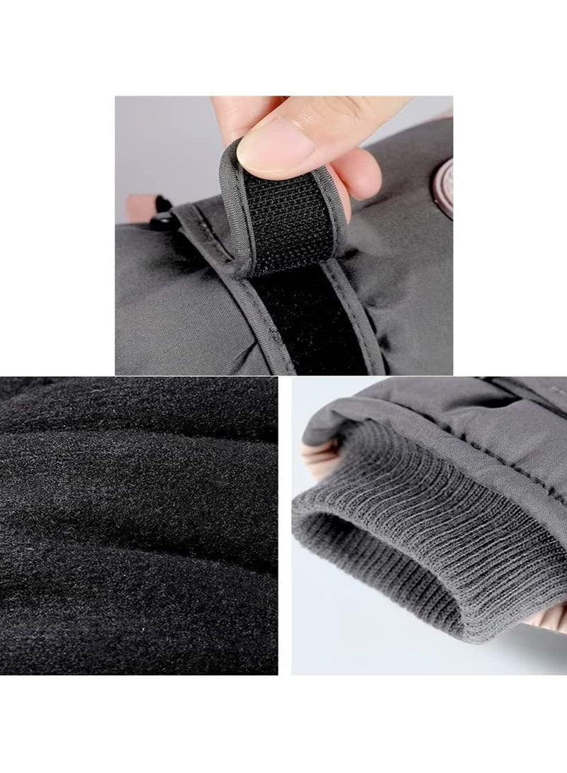 CMGTYYD CMGTYYD Winter Ski Gloves, Waterproof and Windproof Touchscreen Snow Gloves for Men Women, Anti-Slip Snowboard Warm Winter Gloves for Cold Weather, Perfect Thermal Protection, 1 Pair(Purple) - Image 3