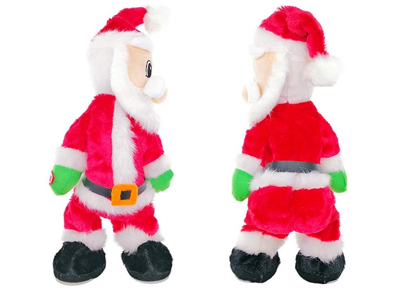 Kinteshun Twerking Christmas Santa Musical DollDancing and Singing Xmas Plush Electric Toy Funny GiftEnglish Song - Image 3