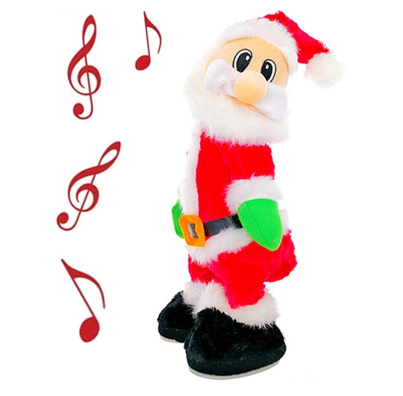 Kinteshun Twerking Christmas Santa Musical DollDancing and Singing Xmas Plush Electric Toy Funny GiftEnglish Song - Image 2