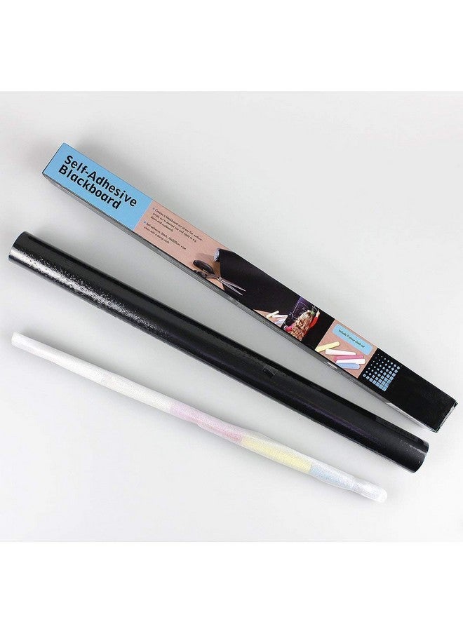 تايني ديل ملصق حائط سبورة من الفينيل (أسود، 200 × 45 سم، ذاتي اللصق، حائط، 78 سم) - Image 1