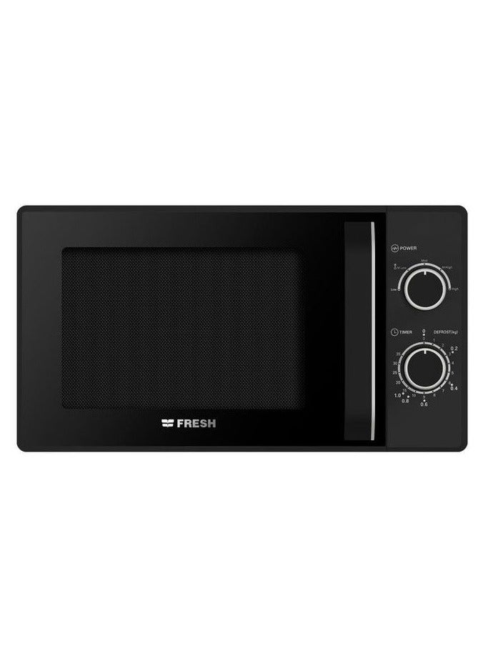 فريش فريش ميكرويف، 25 لتر، 800 وات، FMW-25MC-B - اسود