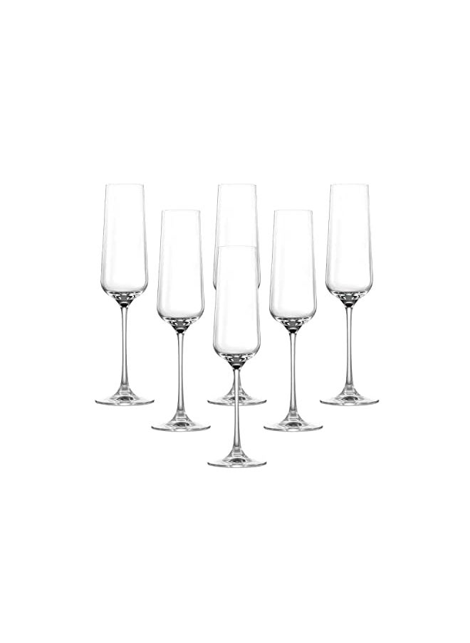 Lucaris - HONG KONG HIP CHAMPNE GLASS, 270ML, 6 PCS SET, LS04CP0906 - Image 1
