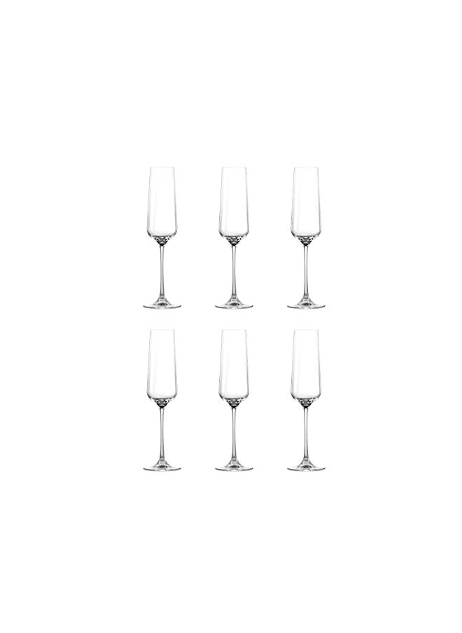 Lucaris - HONG KONG HIP CHAMPNE GLASS, 270ML, 6 PCS SET, LS04CP0906 - Image 1