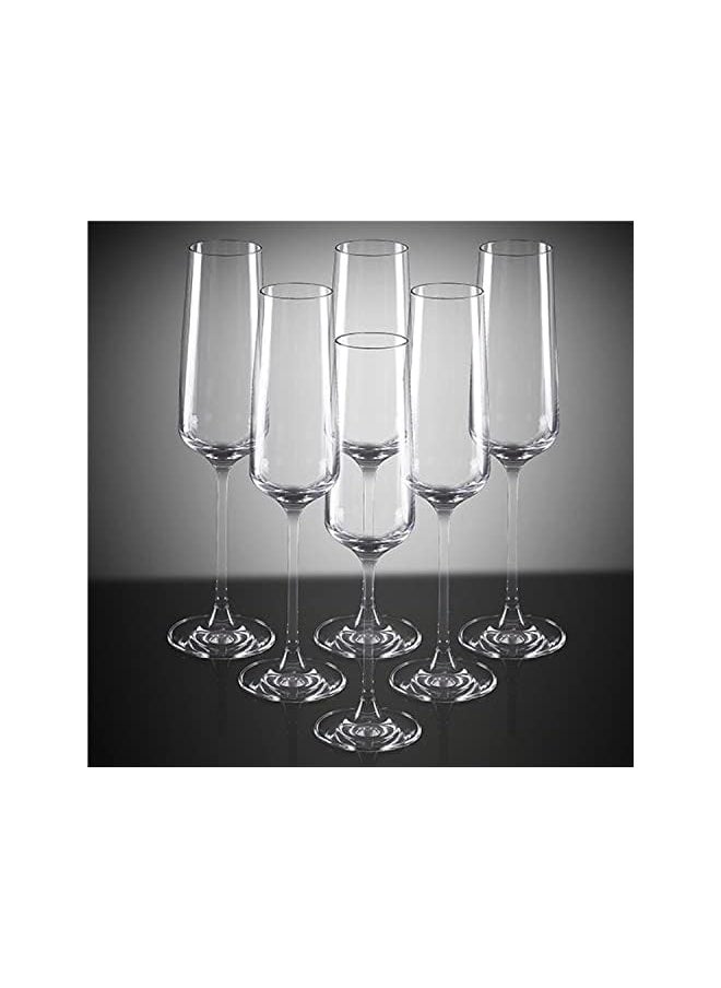 Lucaris - HONG KONG HIP CHAMPNE GLASS, 270ML, 6 PCS SET, LS04CP0906 - Image 1