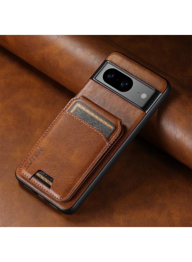 Suteni Case For Google Pixel 8a H02 Leather Wallet Stand Back Phone Case - Image 2