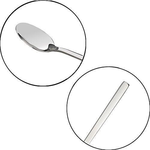 Doryh Stainless Steel Dessert Spoons Set, 12-Piece, 6.69 Inches - Image 5