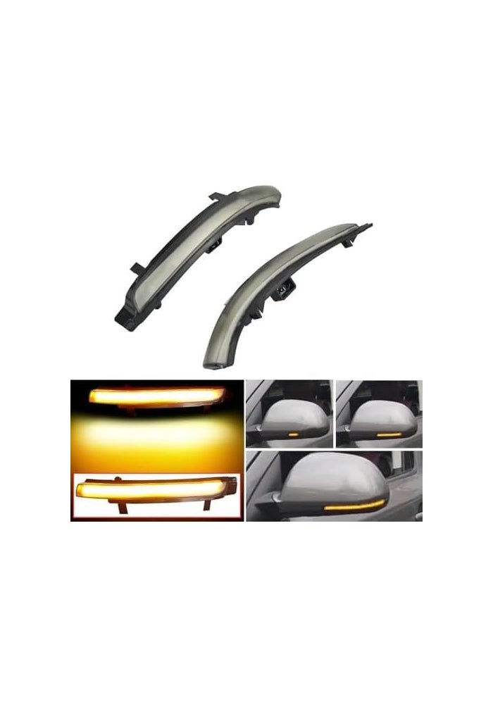 QASULER Dynamic LED Turn Signal Light for Skoda - Image 4