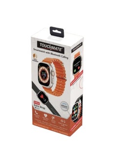 TOUCHMATE Touchmate Smartwatch with Bluetooth Calling & Extra Strap (Orange)  - Image 1