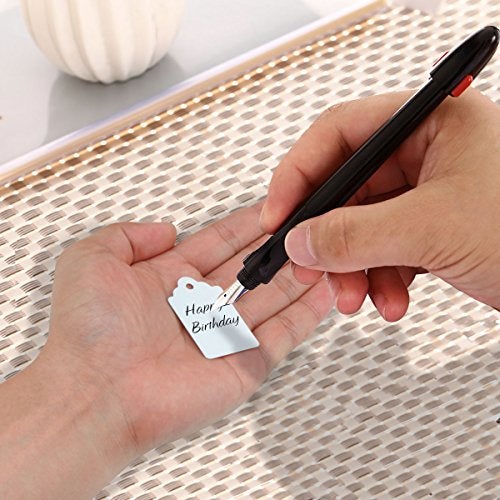 FEMELI 2000 Pcs White Blank Paper Price Tags - 1.75 x 1.1 Inches Unstrung Marking Tags for Clothes, Shoes, Jewelry - Image 5