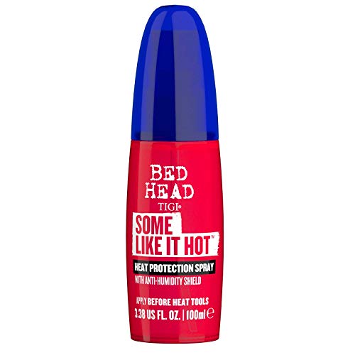 TIGI Bed Head Some Like It Hot Heat Styling and Protection Spray with AntiHumidity Shield Tames Frizz and Reduces Breakage 338 fl oz - Image 1