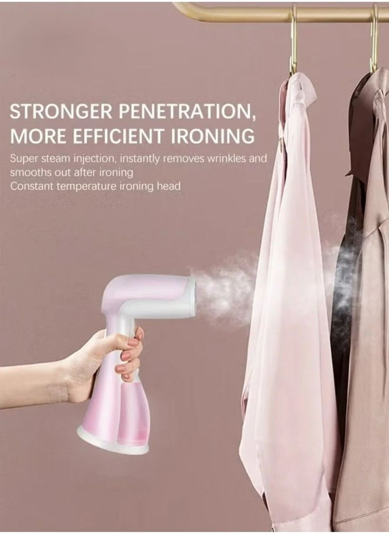 Denx Clothes Steamer, High Power Portable Clothes Steamer, Handheld Steamer, 30 Seconds Fast Heat-Up, Wrinkle Remover - 1500W 300Ml - Image 5
