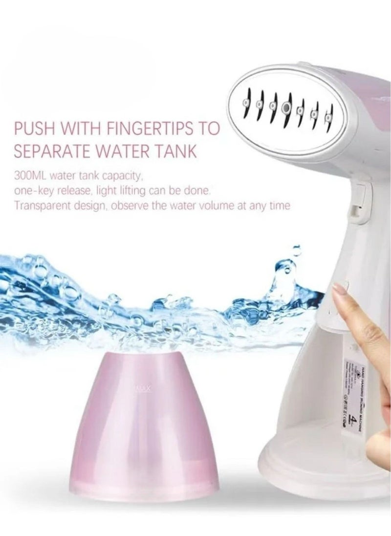 Denx Clothes Steamer, High Power Portable Clothes Steamer, Handheld Steamer, 30 Seconds Fast Heat-Up, Wrinkle Remover - 1500W 300Ml - Image 3