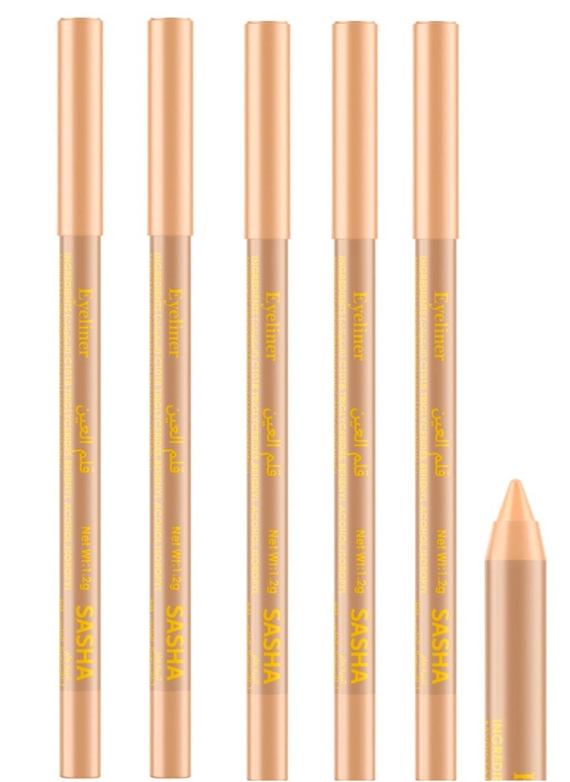 RIAL BEAUTY Eyeliner Beige color 5 pcs  - Image 1