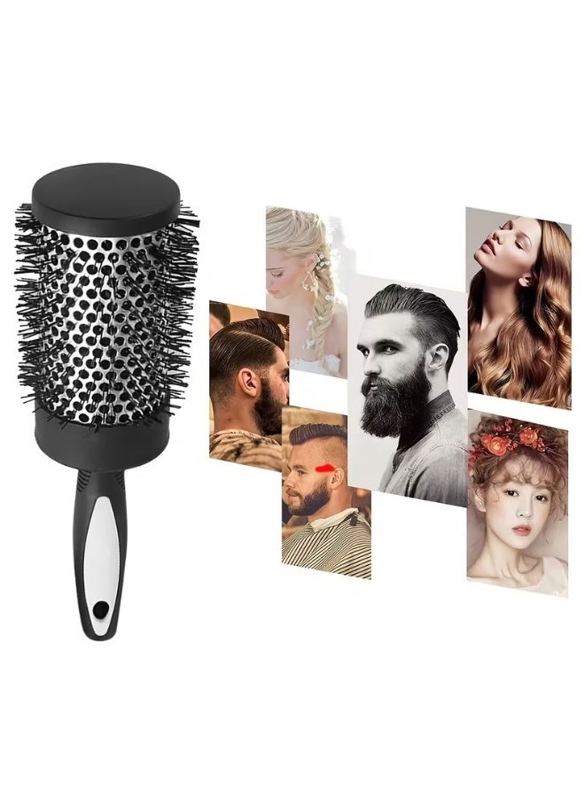 Goolsky طقم من قطعتين. فرشاة تجعيد الشعر على شكل أنبوب دائري مع أنبوب ألمنيوم موصل للحرارة، أدوات تصفيف الشعر، مشط نايلون، فرشاة تجعيد دائرية، تستخدم لتجفيف الشعر وتصفيفه. - Image 4