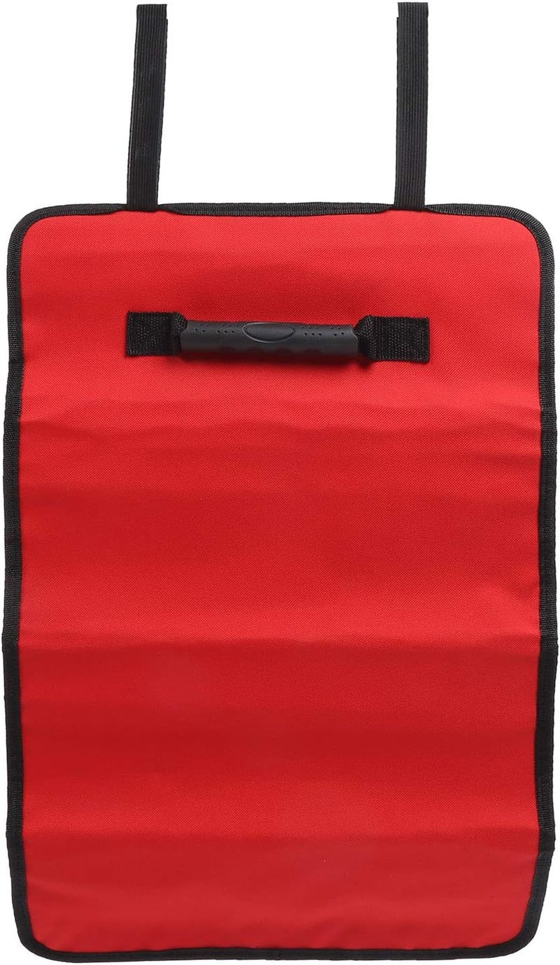 Portable Tool Bag Organizer, Multifunction Electricians Toolkit Pouch, 13.8x5.9 Inch Red - Durable 600D Polyester, Multiple Pockets, Compact Storage for Car and Garage (Red) - Image 1