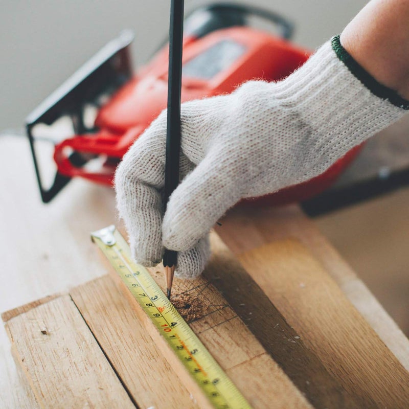 LLPT شريط نجارة مزدوج الجوانب LLPT 1" x 90 قدم كل 2 عبوة شريط لاصق مزدوج الوجه لمتخصصي النجارة قابل للإزالة بدون بقايا للخشب قالب (WT1090W2) - Image 4