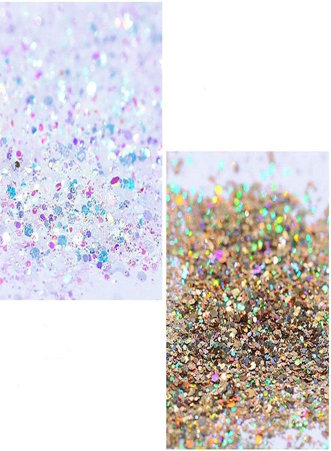 روبي فيس بودرة تلوين الأظافر من روبي فيس، بودرة أظافر، غبار تلوين الأظافر، جليتر الأظافر، بودرة ظلال عيون نيون للوجه والجسم، زينة فن الأظافر، 12 قطعة، ترتر كريستالي من هانزل - Image 4