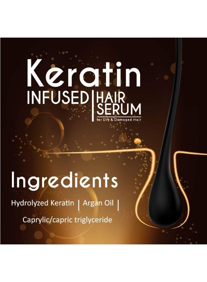 Qraa Keratin Infused Hair Serum for Dry and Damaged Hair, 100ml - Image 4
