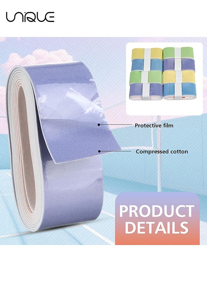 Unique 6 Pack Tacky Tennis Racket Grip Tape, Non-Slip Absorbent Tennis Grips Tape, Gradient Color Tennis Racket Grip Tape for Tennis, Pickleball, Badminton, Golf, Baseball Bat - Image 3