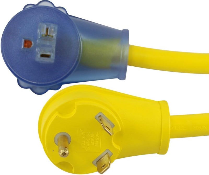 Conntek 14340 30Amp RV to 15/20Amp Pigtail Adapter,Yellow & Blue - Image 5