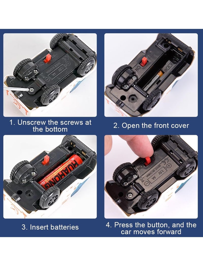 SYOSI Electric Train Set for Kids Space Variety Rail Car Railway Learning Educational Toys Creative Puzzle Toys Train Sets for Kids Boys Girls Age 3 Years Up Electric Track Car Set Blue Space - Image 4