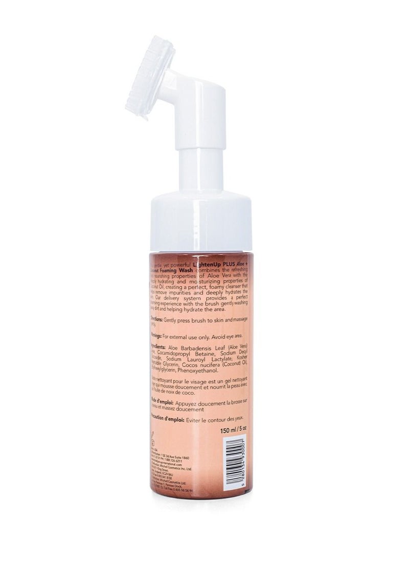 LIGHTENUP - LightenUp Plus Aloe Vera + Coconut Foaming Wash - Image 1