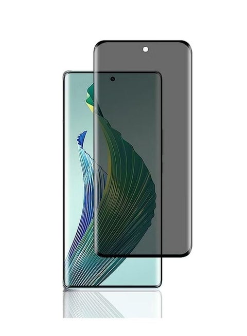 Privacy Screen Protector for Honor Magic5 Lite/Honor X9a, Privacy Tempered Glass, Privacy Screen Film, [Case Friendly] [9H Hardness] [Anti-scratch] Anti-spy Tempered Glass Film for Honor X9a