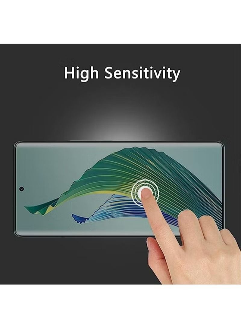 Privacy Screen Protector for Honor Magic5 Lite/Honor X9a, Privacy Tempered Glass, Privacy Screen Film, [Case Friendly] [9H Hardness] [Anti-scratch] Anti-spy Tempered Glass Film for Honor X9a - Image 3