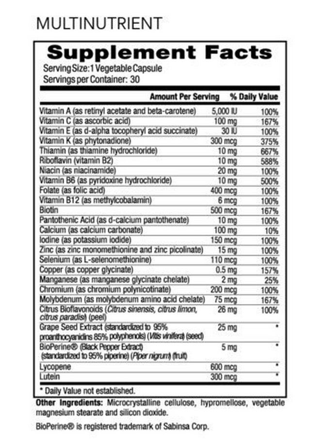NF Sports Wodpak Daily Supplement Multivitamins For Men & Women No Artificial Flavors Colors & Sweeteners Wellness Formula Tablets With Vitamin D D3 Omega 3 Zinc Supplement(30 Supplements)  - Image 4
