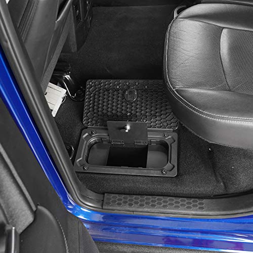 Hooke Road RAM Rear Seat Floor Locking Storage Box Compatible with Dodge RAM 1500/2500/3500 09-18 Pickup Truck - Image 5