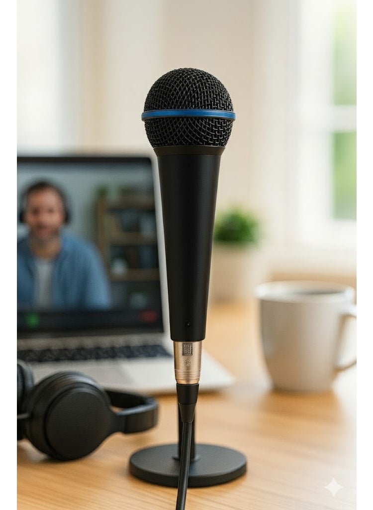 V-3 Professional Unidirectional Dynamic Microphone – High-Fidelity Sound Quality – Ideal for Recording Voice, Music, and Live Broadcasting - Image 2