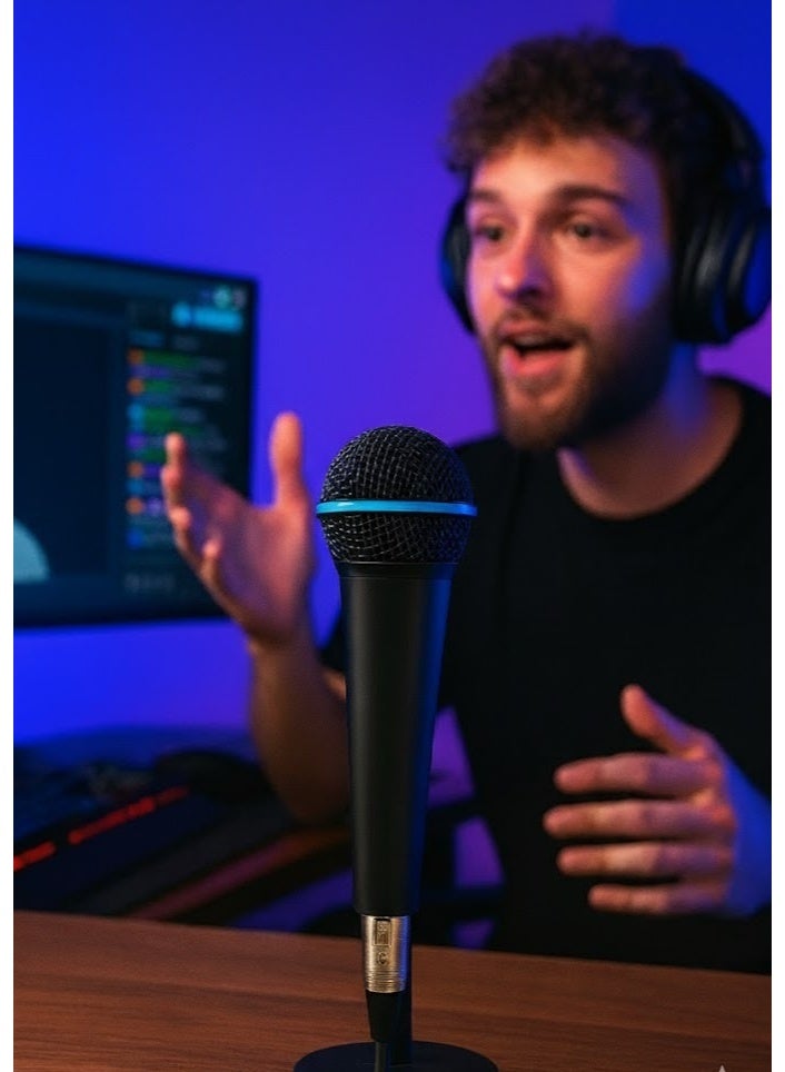 V-3 Professional Unidirectional Dynamic Microphone – High-Fidelity Sound Quality – Ideal for Recording Voice, Music, and Live Broadcasting - Image 5