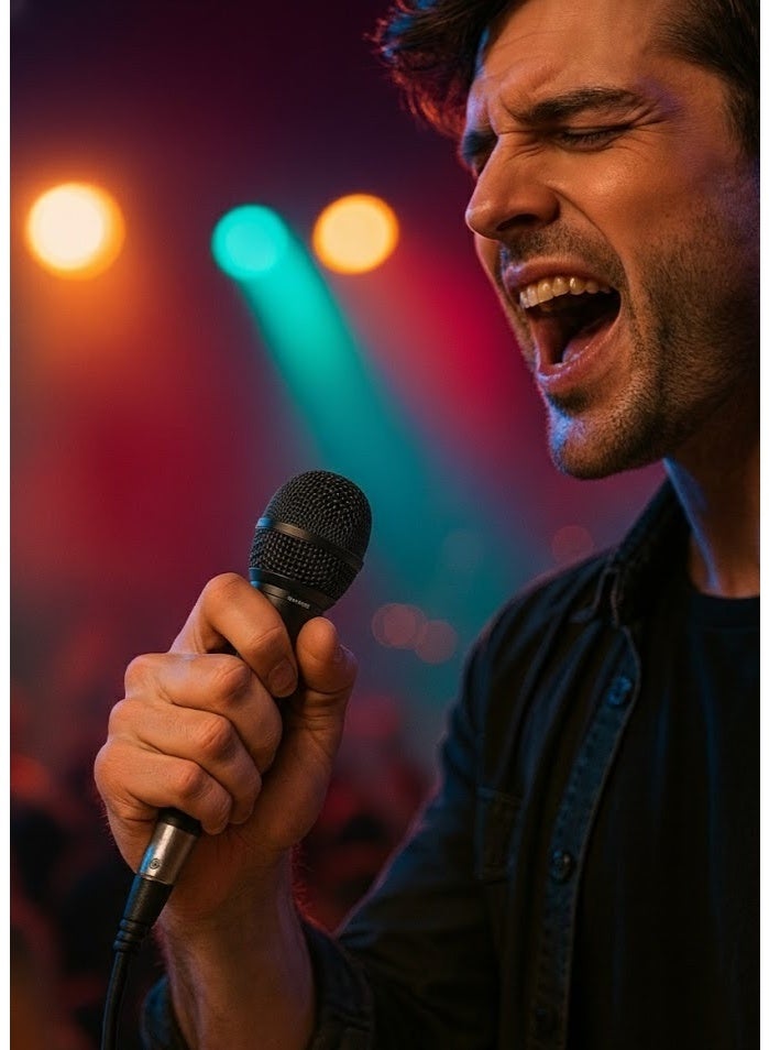 V-3 Professional Unidirectional Dynamic Microphone – High-Fidelity Sound Quality – Ideal for Recording Voice, Music, and Live Broadcasting - Image 3