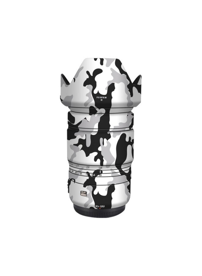 Loquat Walking Donkey Suitable For Fuji GF45-100F4 Body Protection Film All-inclusive Skin Full Body Skin Color Film-Color:Snow Camouflage - Image 1