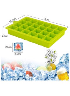 BLOOMING TIME Ice Cube Trays 3 Pack, Silicone Ice Tray with Removable Lid  - Image 2
