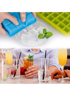 BLOOMING TIME Ice Cube Trays 3 Pack, Silicone Ice Tray with Removable Lid  - Image 5