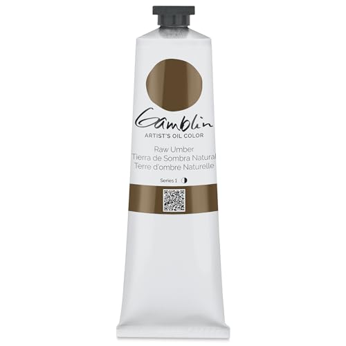 GAMBLIN Gambmlin Oil Color Raw Umber 150 ml tube - Image 1