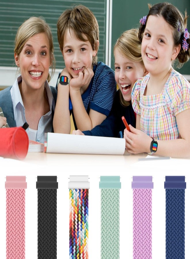 SimpleThings Braided Band Compatible with Gabb Watch 3e 3 2 1, Solo Loop Stretchy Watch Bands with Adjustable Easy Buckle for Kids Boys Girls (Purple) - Image 5