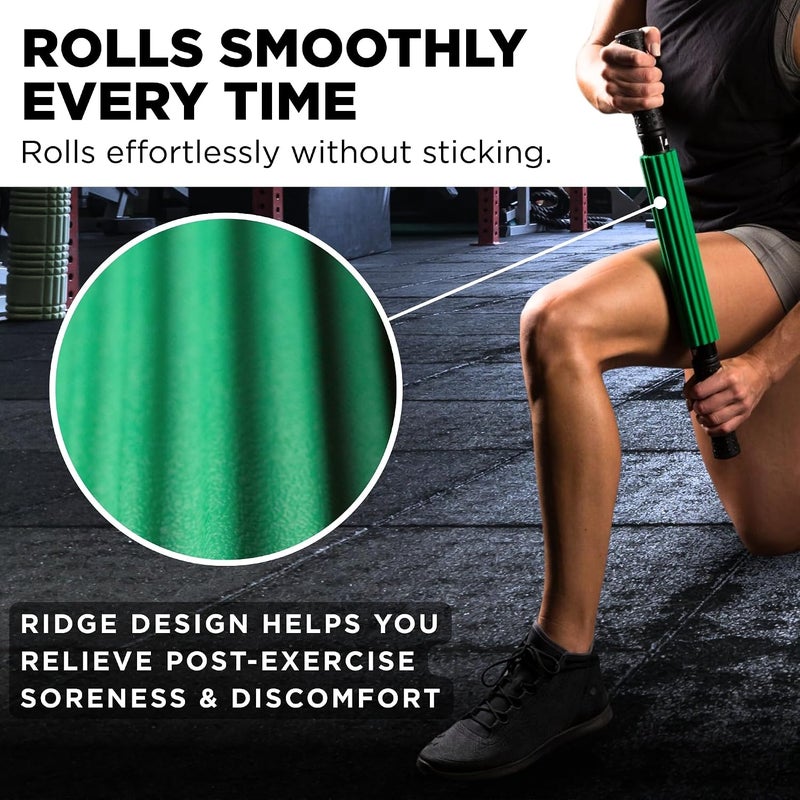 THERABAND Roller Massager +, Muscle Roller Stick for Self-Myofascial Release and Deep Tissue Massage - Image 5