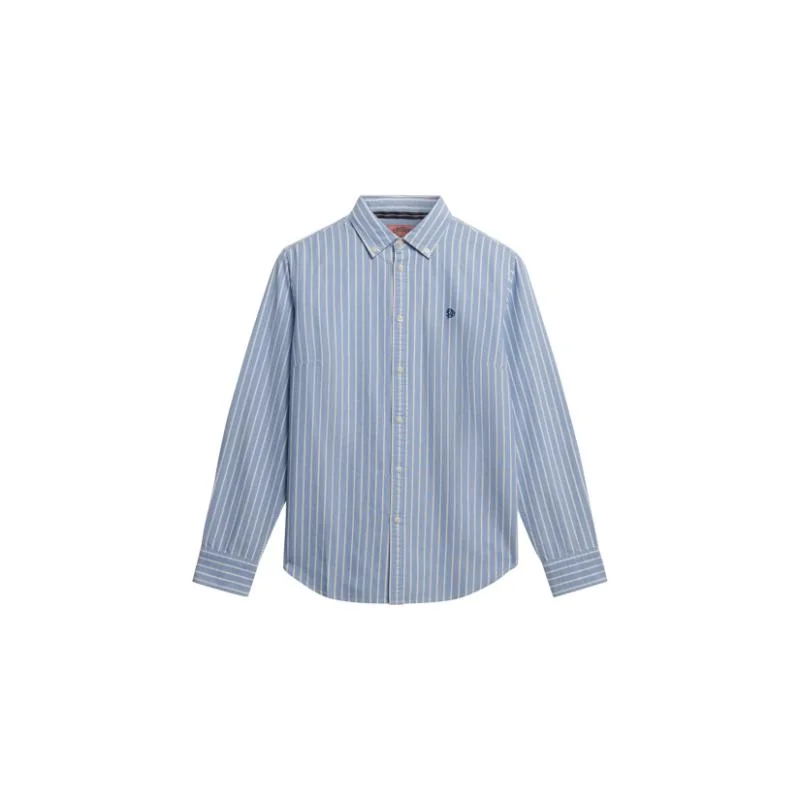 سوبر دراي Slim Oxford Button Down Long Sleeve Shirt