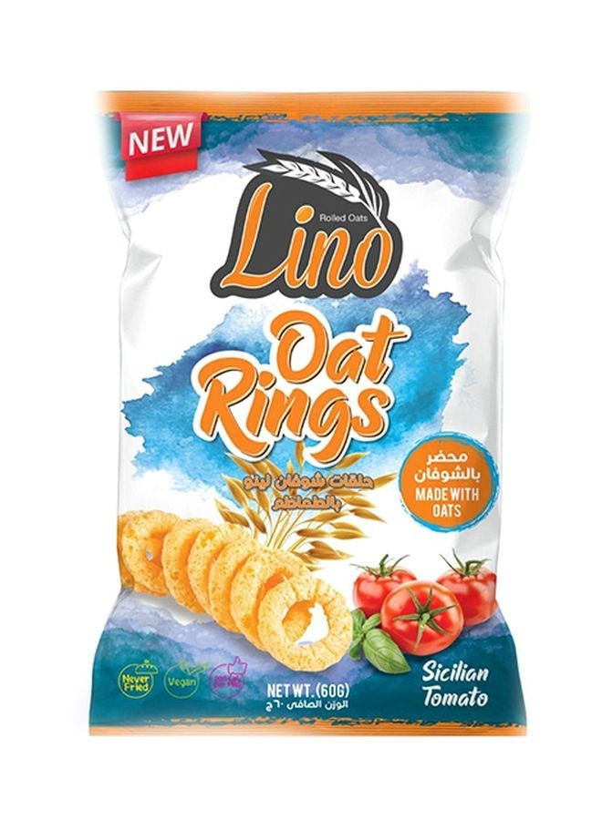 Lino Sicilian Tomato Oat Rings 60grams (Pack of 2) - Image 2