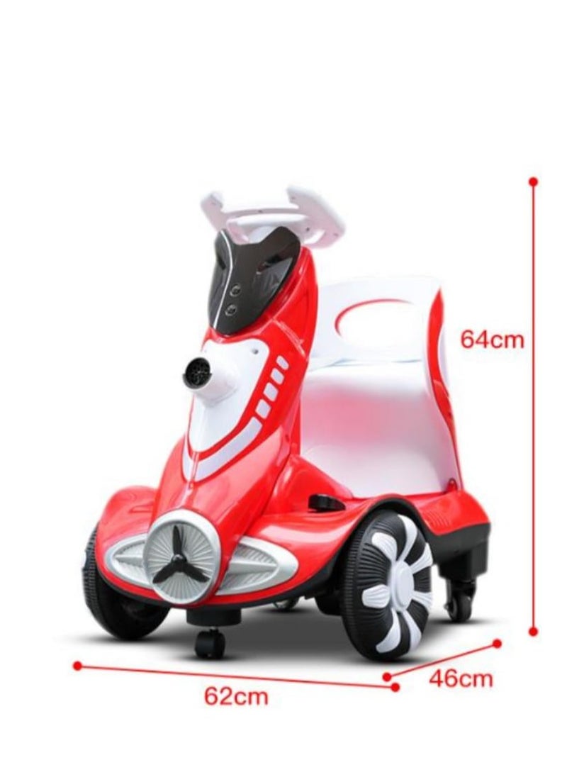 Ntech NTECH Electric Four-Wheel Kids Car | Bubble Function| 360 Degree Rotation | Cool LED Lights | Seat Belt | Safe & Comfortable | TM010  - Image 2