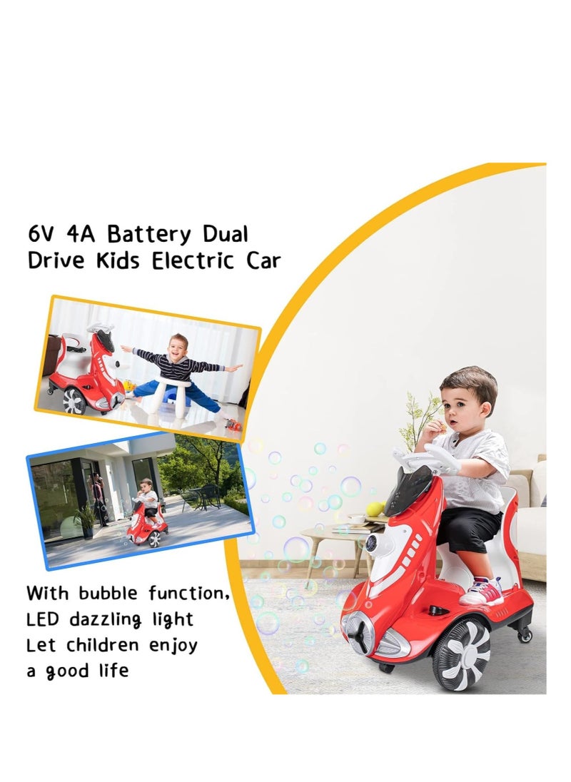 Ntech NTECH Electric Four-Wheel Kids Car | Bubble Function| 360 Degree Rotation | Cool LED Lights | Seat Belt | Safe & Comfortable | TM010  - Image 5