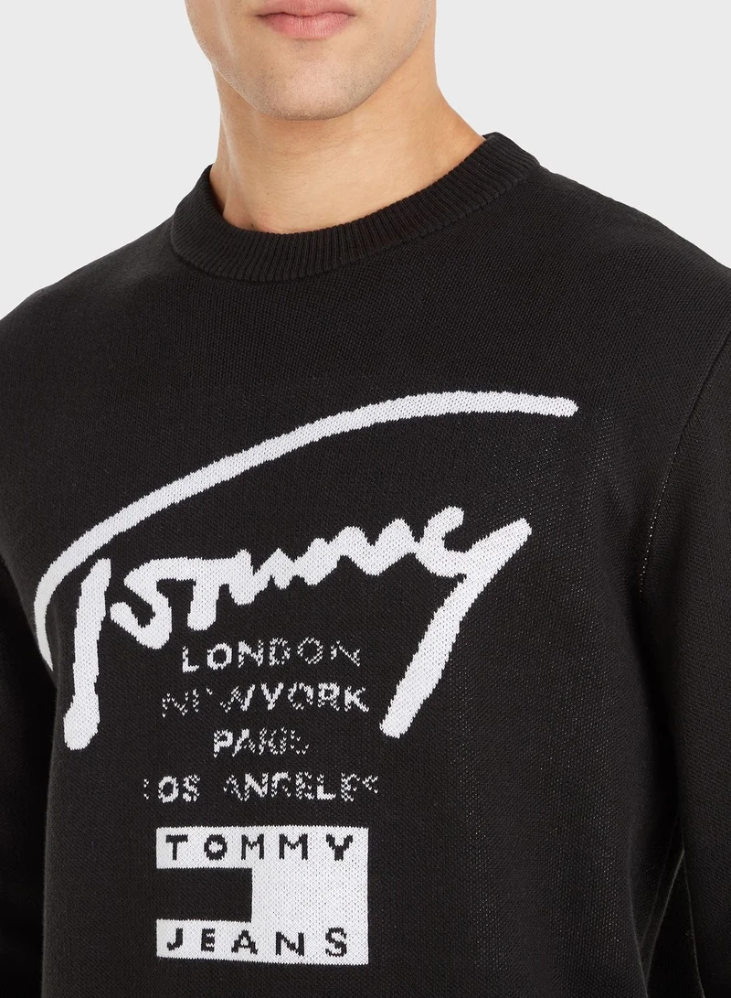 TOMMY JEANS Graphic Sweater