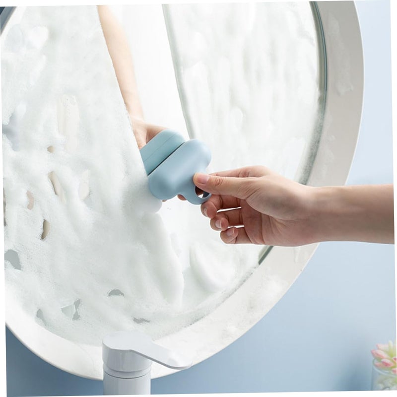 3Pcs Glass Squeegee with Detachable Handle and Cleaning Brush for Windows Mirrors Shower Doors - Image 4