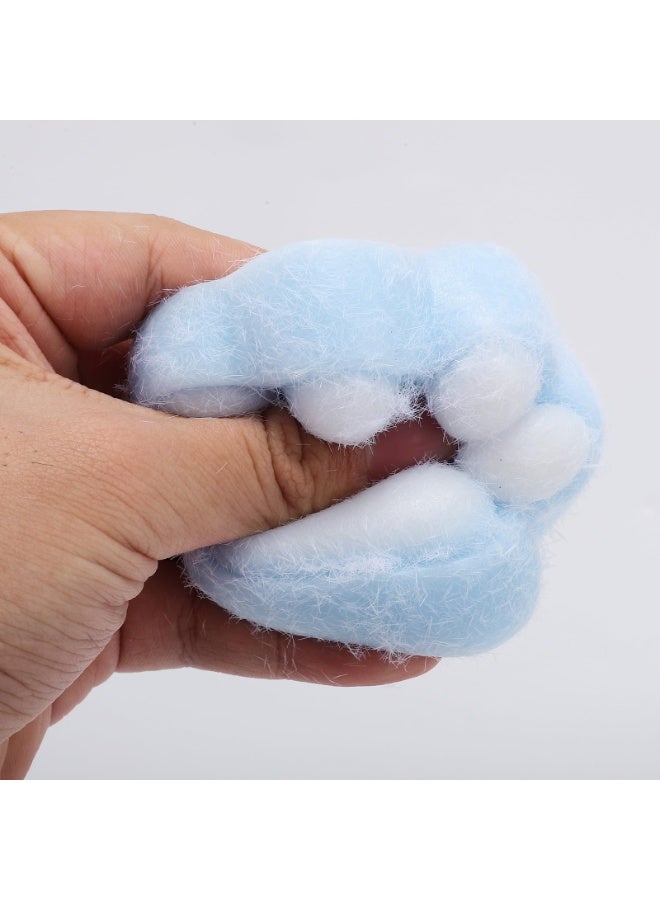 1pc Cute Plush Cat Paw Squeeze Toy – Cartoon Pattern Stress Relief Fidget Toy with Pinch Music, Soft and Durable, Perfect for Office, Daily Fun, Holiday Gifts, and All Ages - Image 5