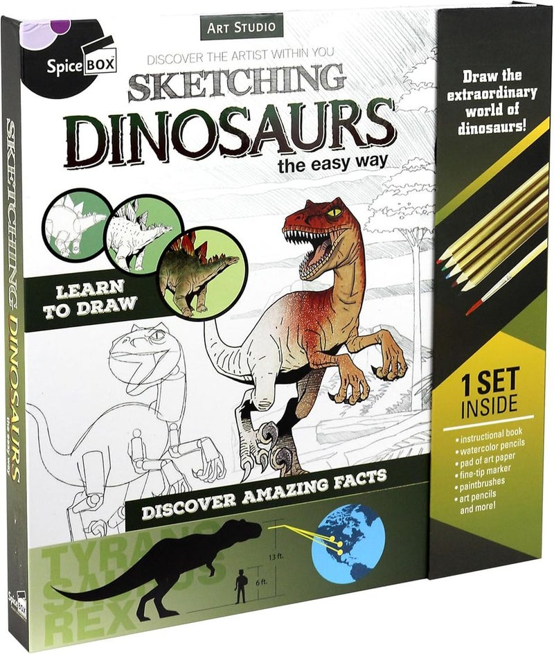 SPICEBOX Sketching Dinosaurs AST