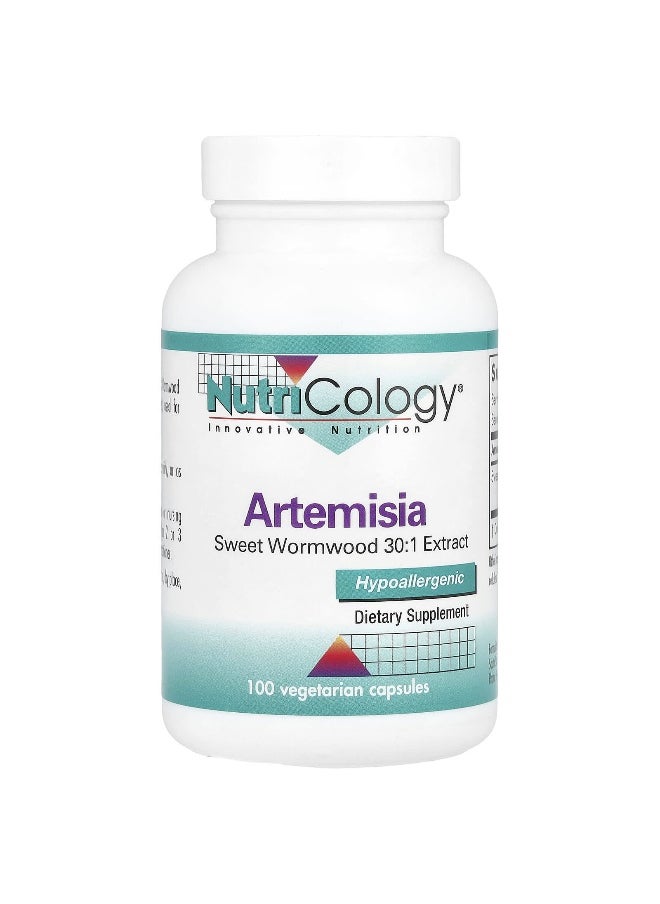Nutricology Nutricology, Artemisia, 500 mg , 100 Vegetarian Capsules  - Image 1